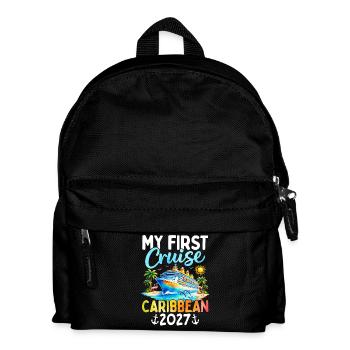 My First Cruise Caribbean 2027 - Kids' Backpack - black - Front