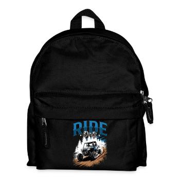 UTV Off Road 4 Wheeler Side by side - Kinder Rucksack - Schwarz - Vorne