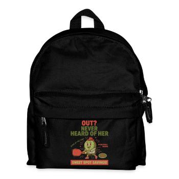Pickleball player love pickleball OUT NEVER HEARD - Kids' Backpack - black - Front