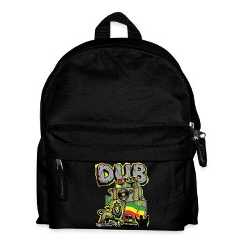 Dub Reggae Stone - Kids' Backpack - black - Front
