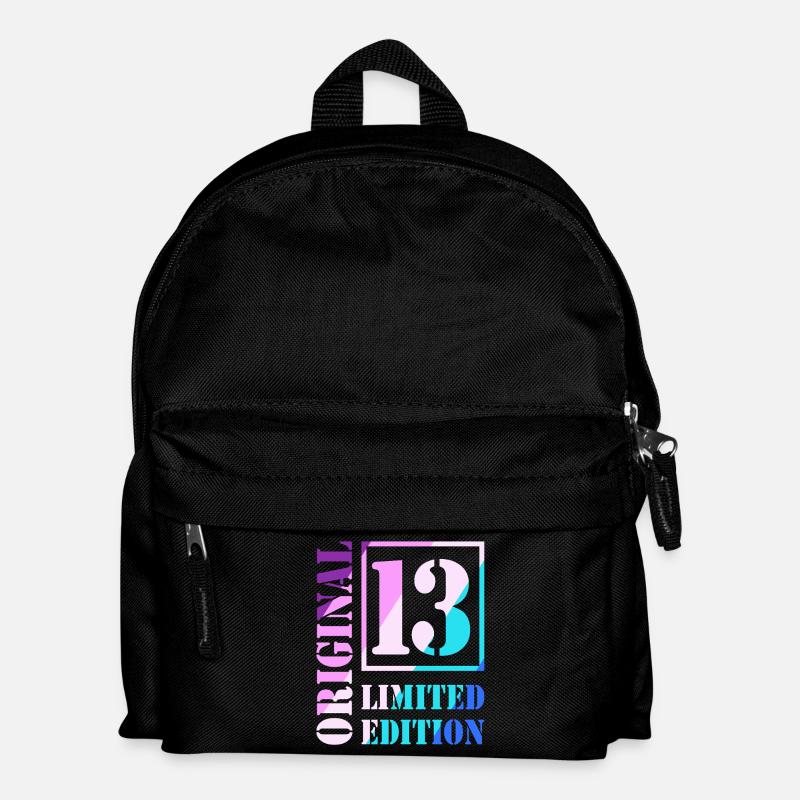 13. Geburtstag Junge Mädchen Teenager Level 13 - Kinder Rucksack - Schwarz
