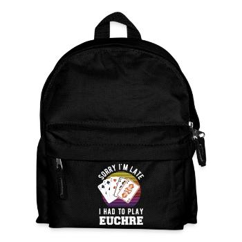 Je suis désolé d’être trop tard - Sac à dos Enfant - noir - Devant