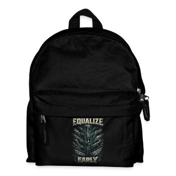 Apnoetauchen Freitauchen Equalize Early - Kinder Rucksack - Schwarz - Vorne