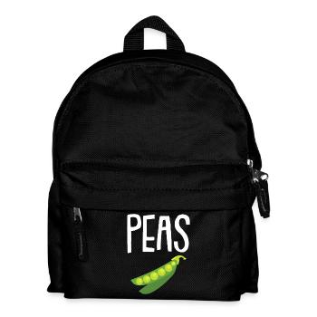 Peas in a Pod Pop Graphic - Kids' Backpack - black - Front