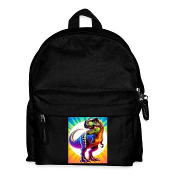 dinosaur - Kids' Backpack - black - Front