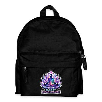 Mondmeditation, Mondachtsamkeit, Spirituell - Kinder Rucksack - Schwarz - Vorne
