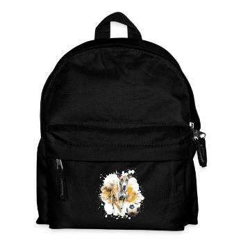 Équipe de football canin Greyhound - Sac à dos Enfant - noir - Devant