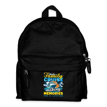 Croisière en famille Souvenirs de vie Kreuzfahrt - Sac à dos Enfant - noir - Devant