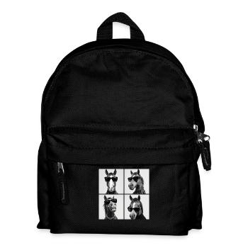 Horse, Photo Booth, Photo Booth, Selfie - Kids' Backpack - black - Front