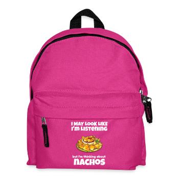 Nachos Tagträume Grafik-T-Shirt - Kinder Rucksack - Fuchsia - Vorne