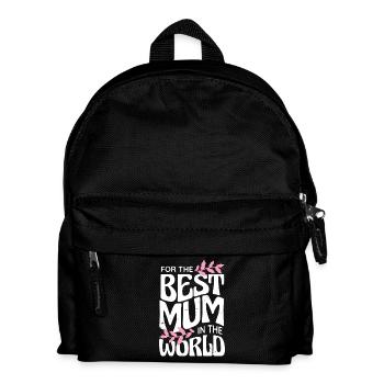 Best Mum in the World - Kids' Backpack - black - Front