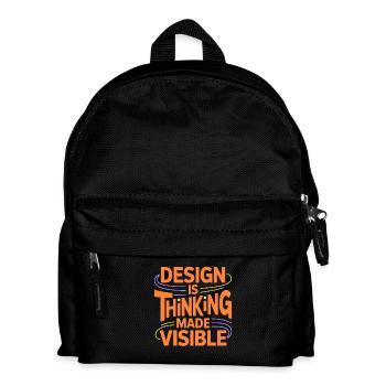 Designer Educator Design Is Thinking Art Educator - Kids' Backpack - black - Front