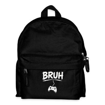 BRUH Gaming Controller Splash - Kinder Rucksack - Schwarz - Vorne