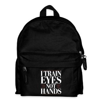 Éducateur en design I Train Eyes Designer visuel - Sac à dos Enfant - noir - Devant