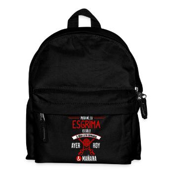 Passion quotidienne de l’escrime - Sac à dos Enfant - noir - Devant