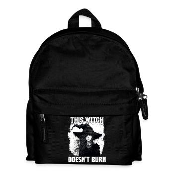 Halloween Deko Hexen Geschenk Hexen Zubehör - Kinder Rucksack - Schwarz - Vorne
