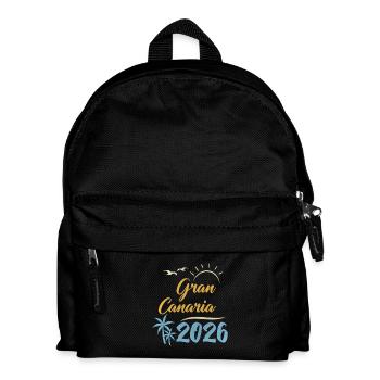 Gran Canaria 2026 - Kinder Rucksack - Schwarz - Vorne
