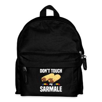 Sarmale Dish Romanian Snack Costume Outfit Sarmale - Kids' Backpack - black - Front