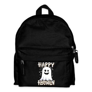 Joyeux Halloween Illustration de fantôme - Sac à dos Enfant - noir - Devant