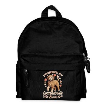 Goldendoodle Dog Breed - Kids' Backpack - black - Front