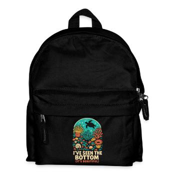 J’ai vu la raison | Plongée sur récif - Sac à dos Enfant - noir - Devant