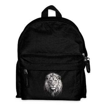 Lion Head Lion - Kids' Backpack - black - Front