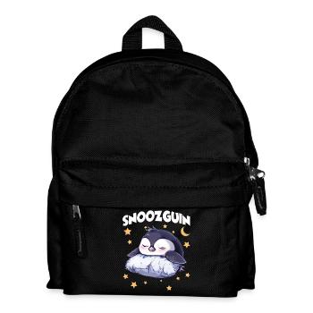 Penguin Snoozguin Pajama Late Riser Morning Grouch - Kids' Backpack - black - Front