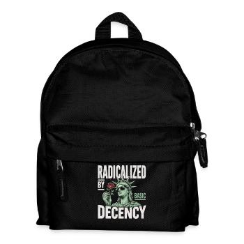 Radicalized by Decency Statue - Kids' Backpack - black - Front