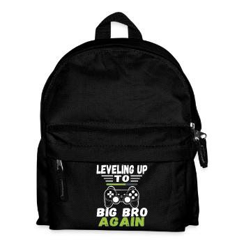 Leveling Up to Big Bro Again - Kids' Backpack - black - Front