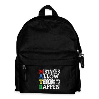 Les erreurs permettent à la réflexion - Sac à dos Enfant - noir - Devant