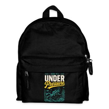 Chemise de plongeur sous pression - Sac à dos Enfant - noir - Devant
