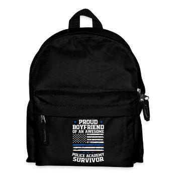  Proud boyfriend of an awesome Police Academy - Kids' Backpack - black - Front