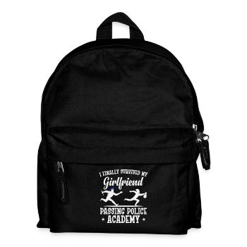  Girlfriend Police Academy Graduation Police - Kids' Backpack - black - Front