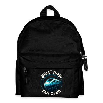 Bullet Train Fan Club - Kids' Backpack - black - Front