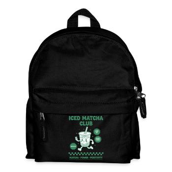 Iced Matcha Club Matcha Puissance Positivité Drôle - Sac à dos Enfant - noir - Devant