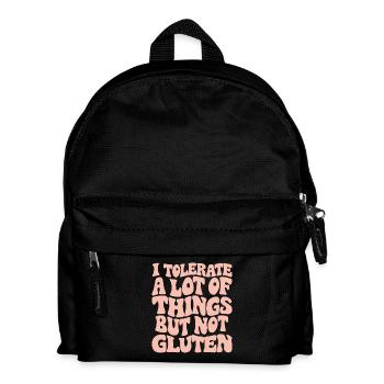 Tolérer beaucoup, mais pas de gluten - Sac à dos Enfant - noir - Devant