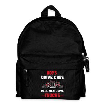 Real Men Trucks - Sac à dos Enfant - noir - Devant