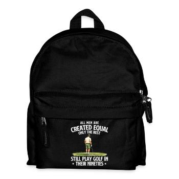 Meilleurs hommes de golf dans leurs années quatre-vingt-dix humour - Sac à dos Enfant - noir - Devant