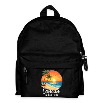 Cancun Mexico - Kinder Rucksack - Schwarz - Vorne