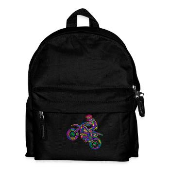 Motocross Dirt Bike Space Kids Dirt Bike - Sac à dos Enfant - noir - Devant