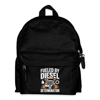 Professional Driver Truck Truck Diesel - Kids' Backpack - black - Front