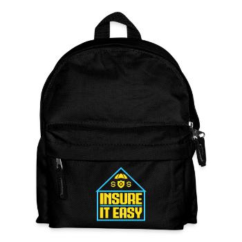 Insurance Agent Insure It Easy Funny Insurance - Kids' Backpack - black - Front
