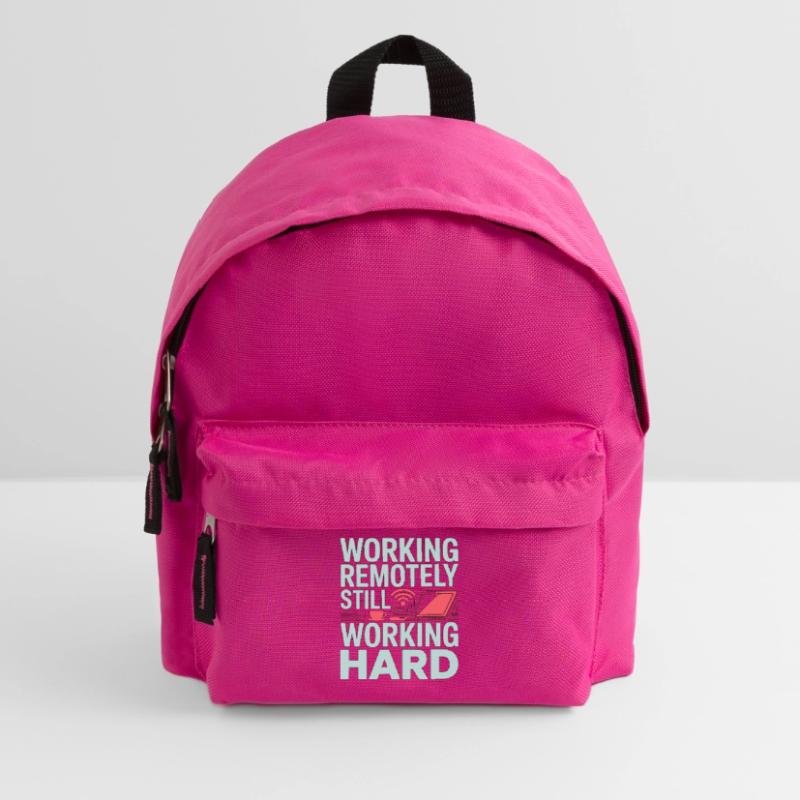 Remote Developer Working Remotely Web Programmer Kinder Rucksack