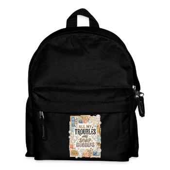 All My Troubles Are Soap Bubbles - Kids' Backpack - black - Front