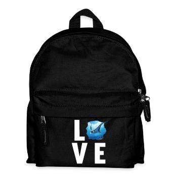 Raies Manta Raies - Sac à dos Enfant - noir - Devant