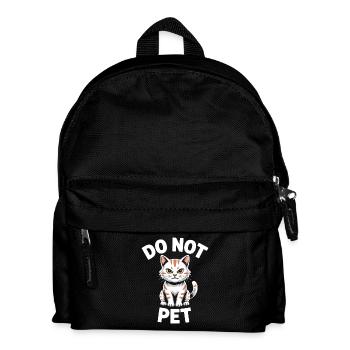 Do Not Pet Introvertiert Abstand Ruhe Anti Social - Kinder Rucksack - Schwarz - Vorne