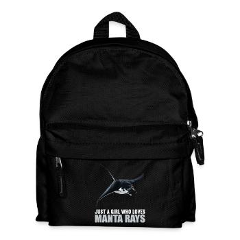 Raies Manta Raies - Sac à dos Enfant - noir - Devant