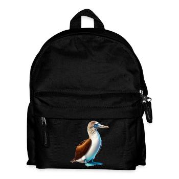 blue-footed booby - Kids' Backpack - black - Front