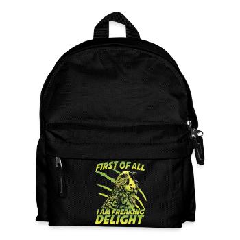 Fans de l’oiseau perroquet Welli Perruche incarce - Sac à dos Enfant - noir - Devant