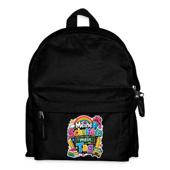 Schulkind 2026 Einschulung 2026 Schulanfang - Kinder Rucksack - Schwarz - Vorne